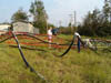 tower on ground